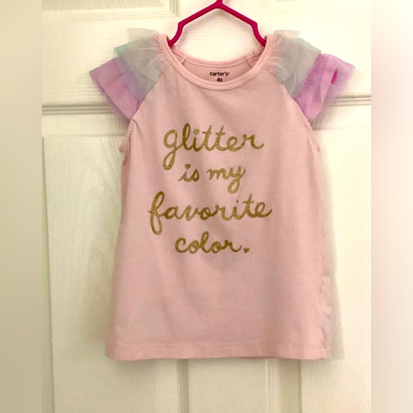 Carter's Other - “Glitter Is My Favorite color” Carters Shirt